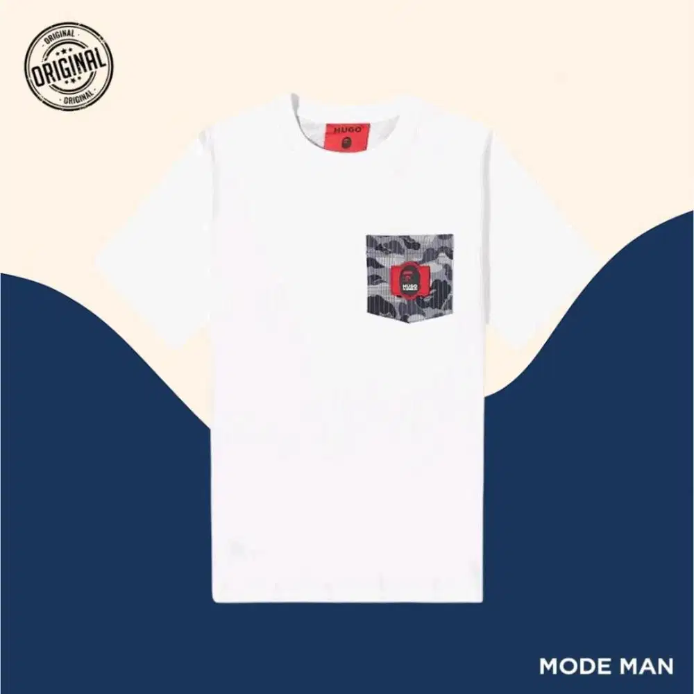 Hugo Boss X Mr. Bathing Ape T-shirt with Camouflage Pattern