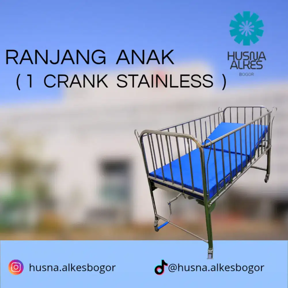 Bed Anak 1 Crank Stainless Steel