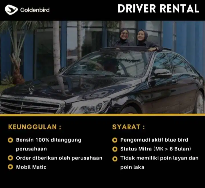Lowongan Kerja Driver Online Eksekutif