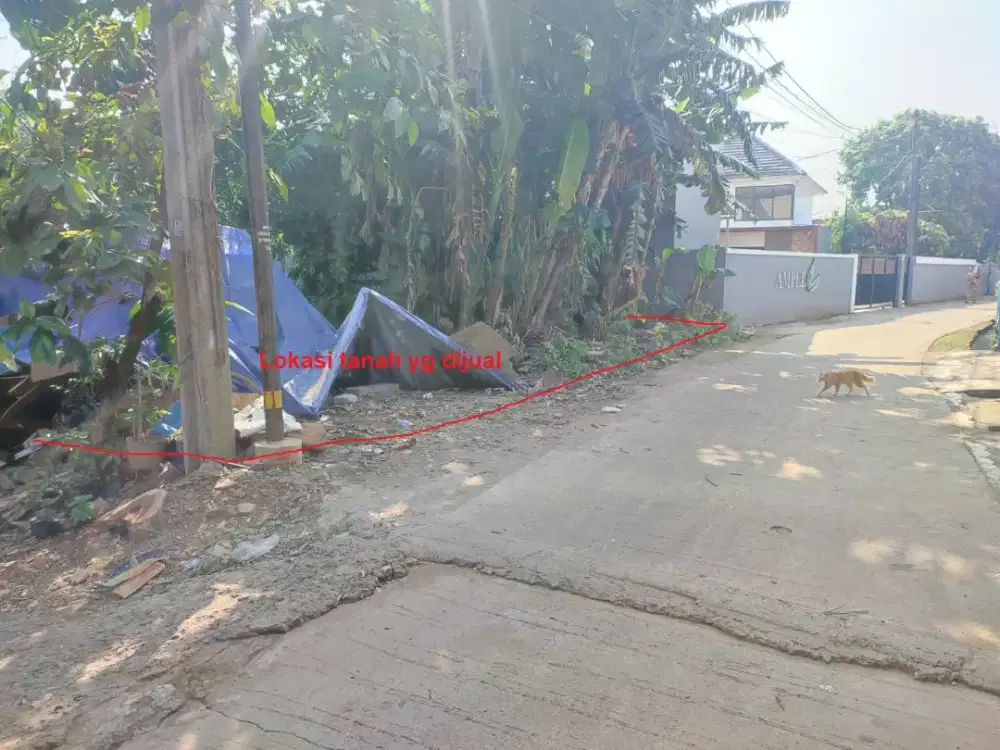 Tanah dijual (di Cijengkol, Bekasi)