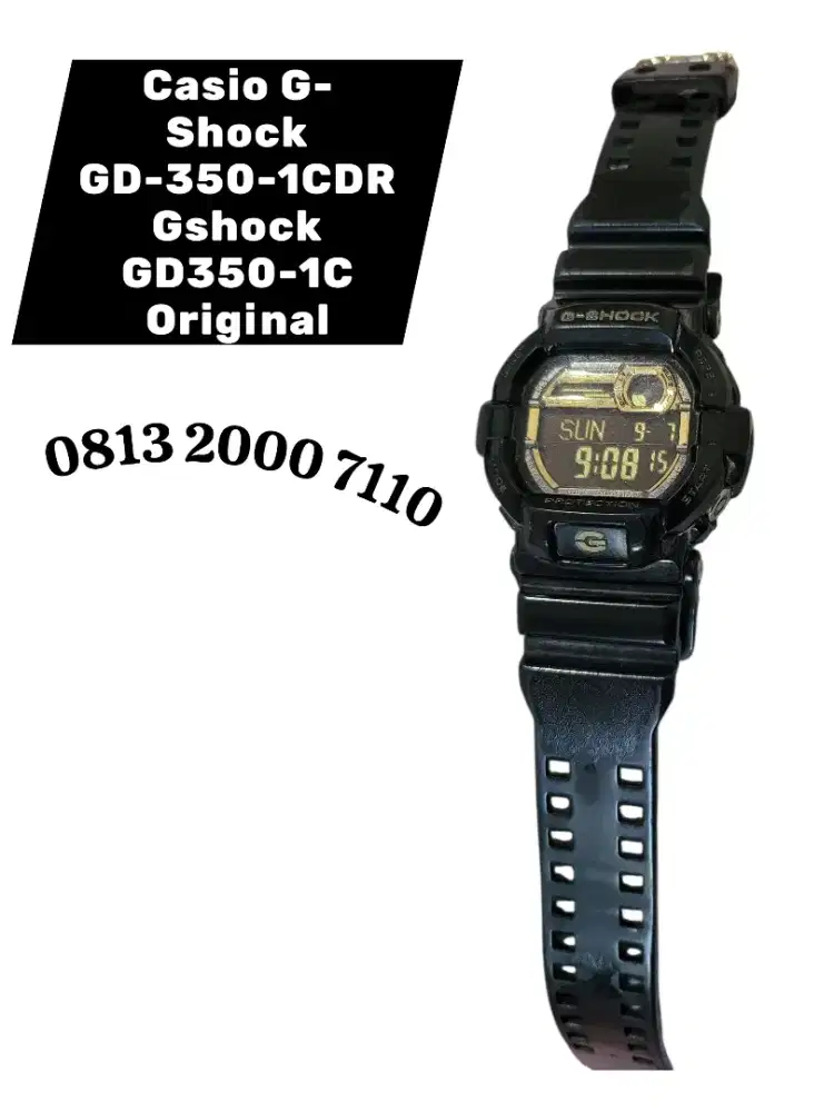 G-Shock Original GD-350-1CDR Gshock GD350-1C unit only