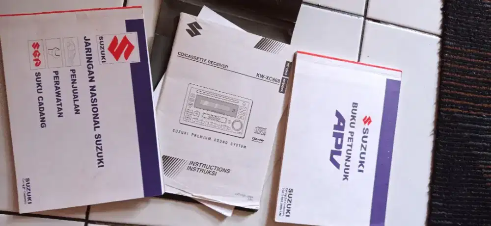 Buku petunjuk manual book mobil Suzuki Apv 2004