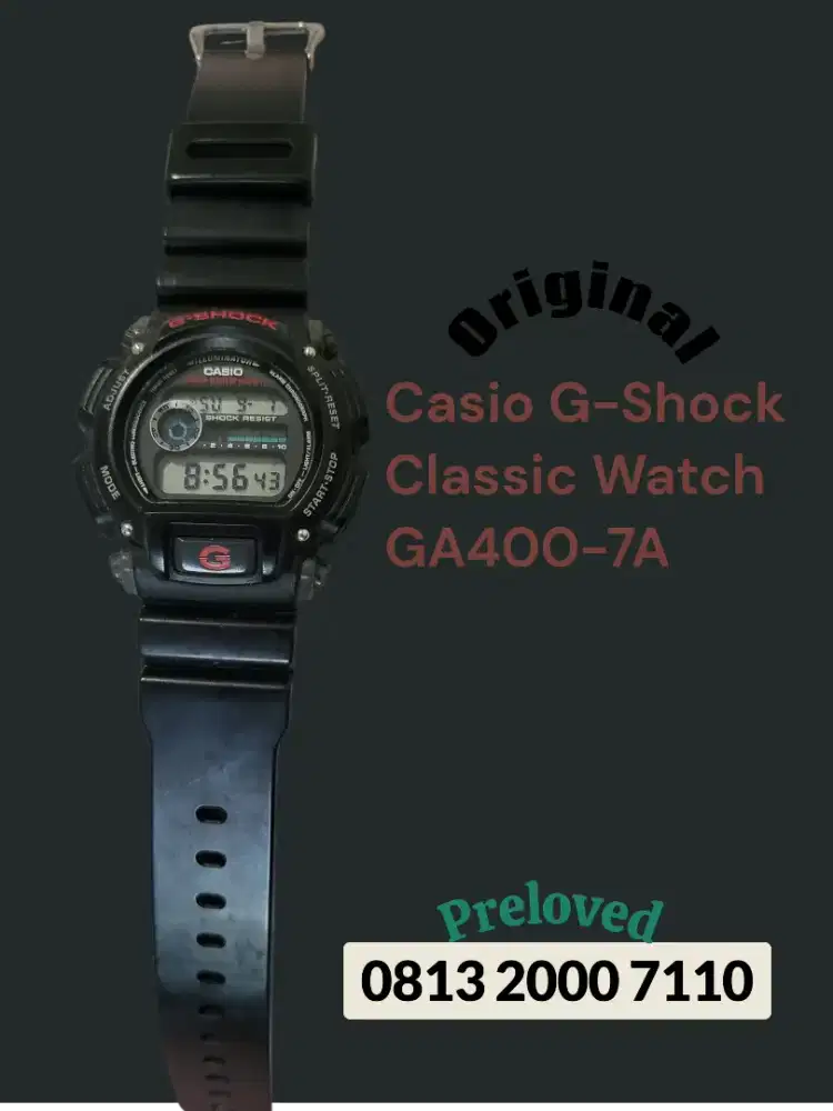 G-Shock Original Classic Watch GA400-7A

Like New