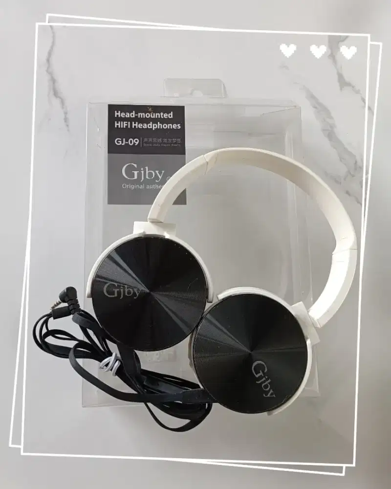 Headphone Jack Gjby GJ-09 On-Ear Foldable + Microfon