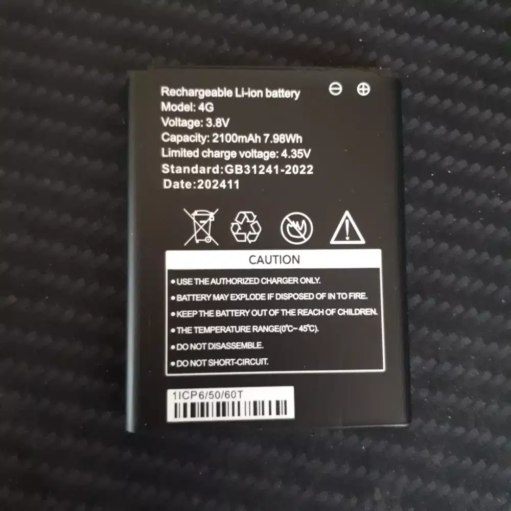 Baterai Modem Wifi Mifi Telkomsel MF800 MF880 K300 2100mah 3pin