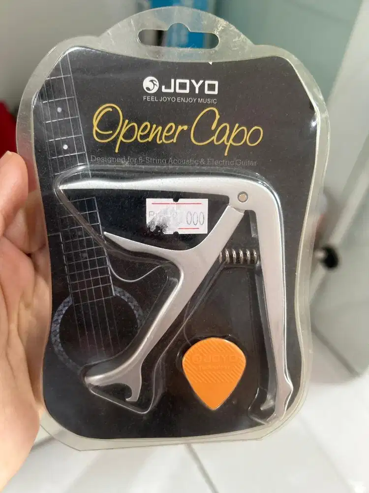 Opener capo, brand joyo, designed for 6 string acoustic & electric gui