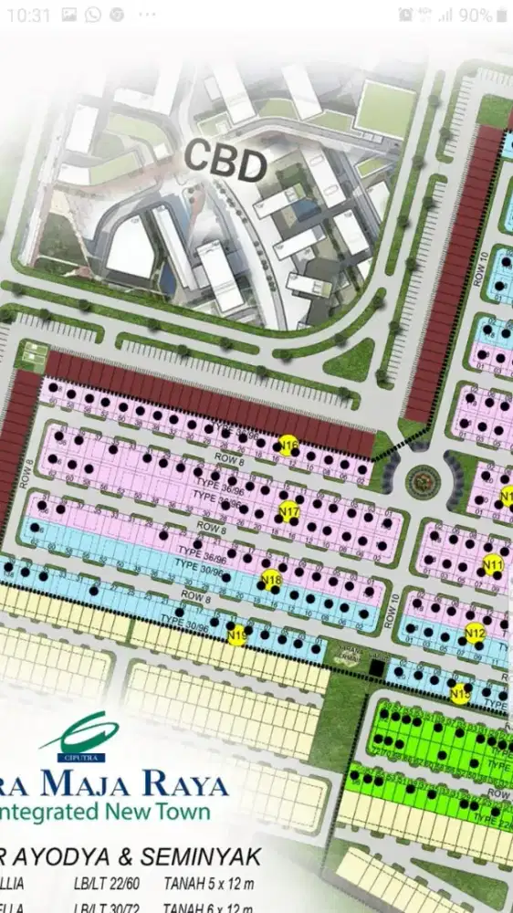 JUAL RUMAH CITRA MAJA RAYA SEMINYAK LEBAK BANTEN MURAH