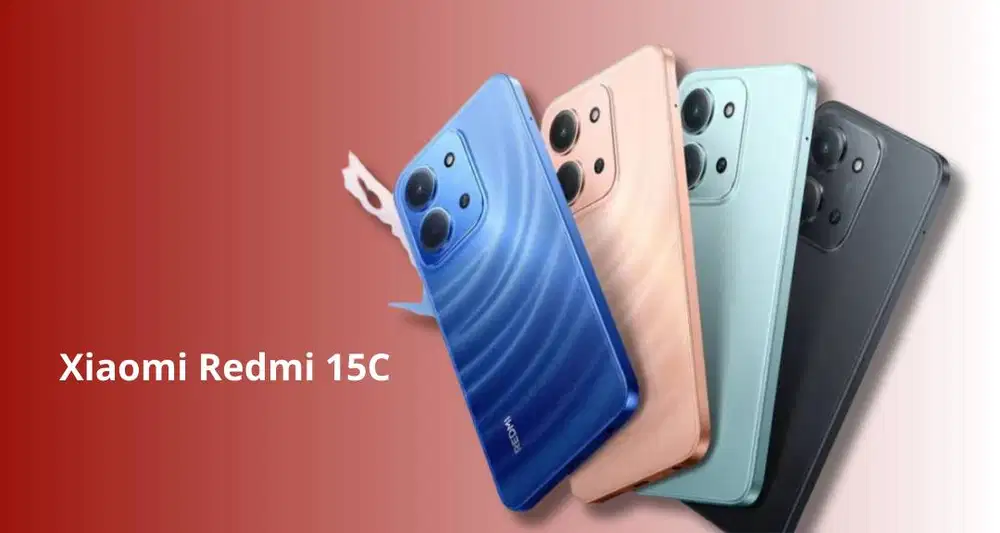 REDMI 15C 6+6/128 GARANSI RESMI XIAOMI 15 BLN (BNIB)