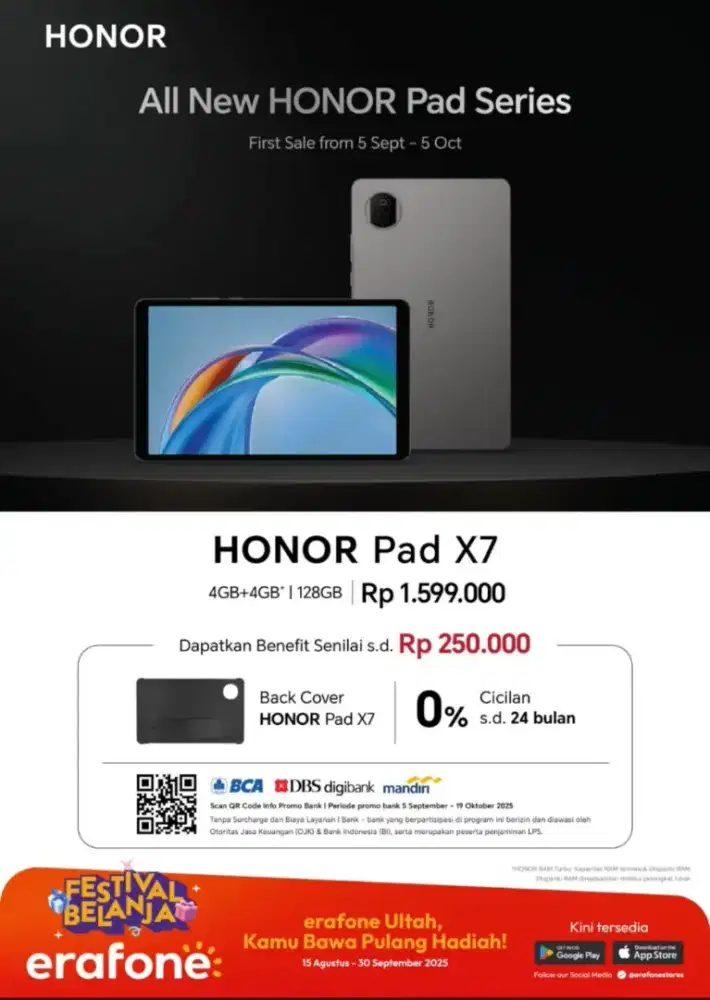 HONOR X7 NEW SERIES