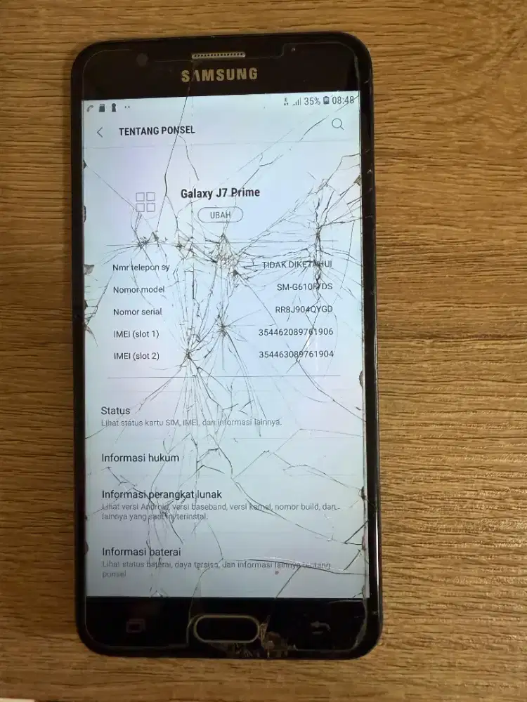 Samsung J7 prime hitam Ram 4 gb , Internal 32gb Original