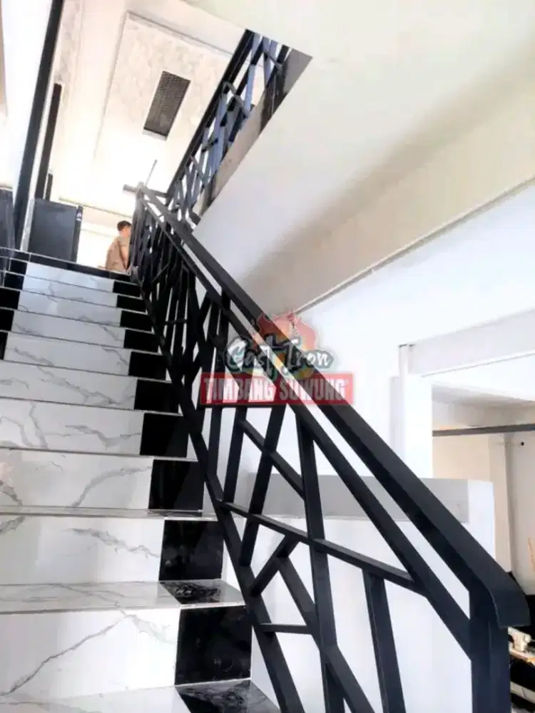 Reling tangga abstrak