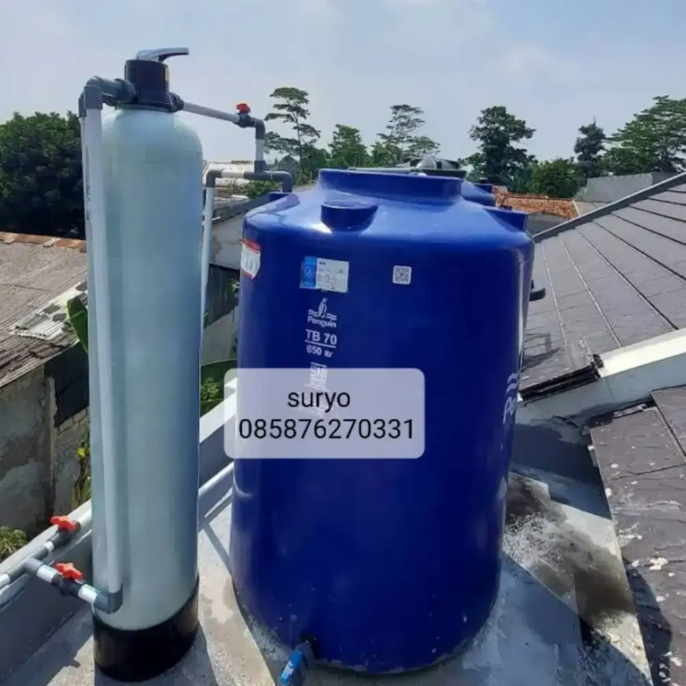 Tandon air pemasangan