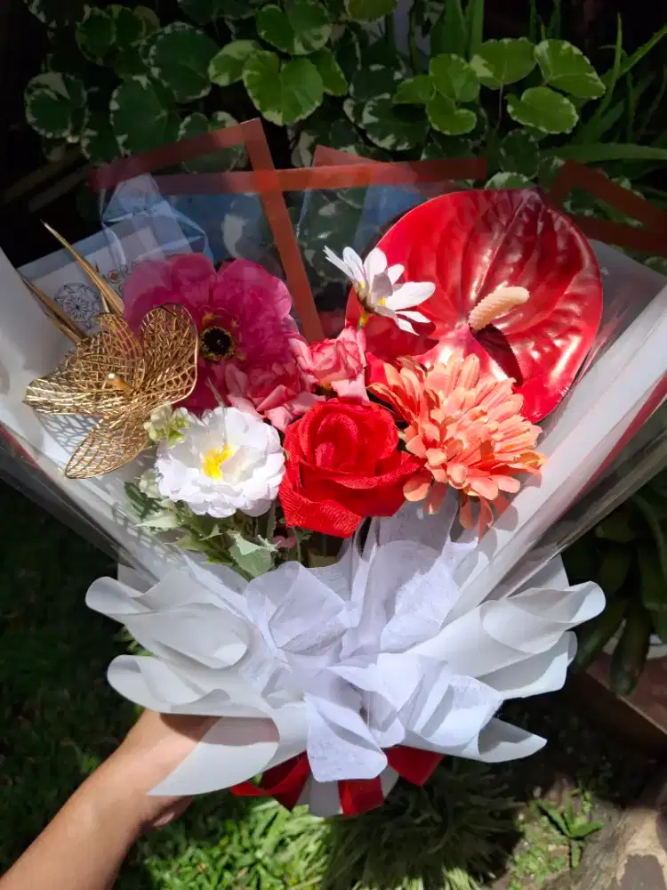 Mione Buket #5 (Buket Bunga Wisuda, Buket Lamaran)