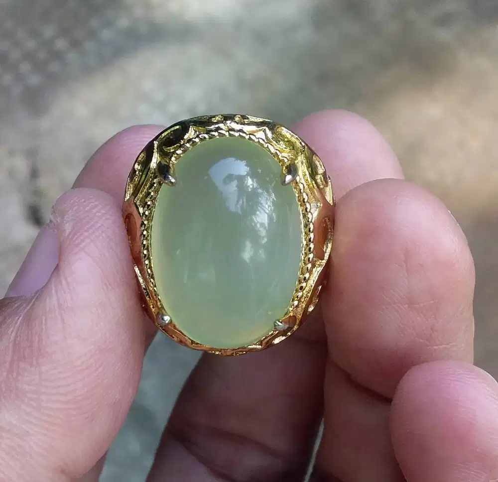 Batu Akik Anggur Hijau