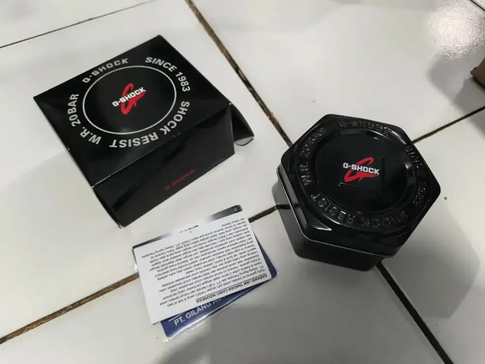 Box Kaleng Jam Tangan Casio, G Shock, Seiko dan Eiger Original