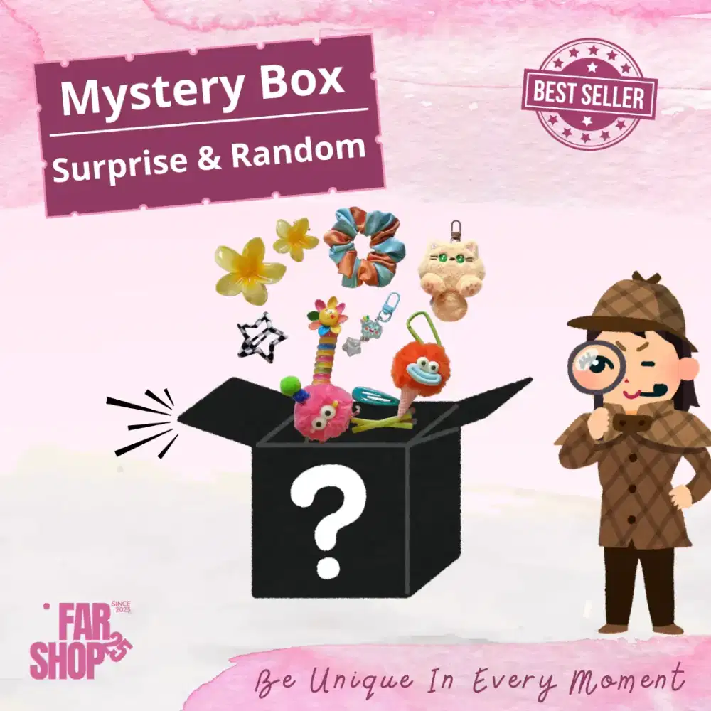 Mystery Box Aksesoris Lucu far25.shop – Paket Kejutan Random
