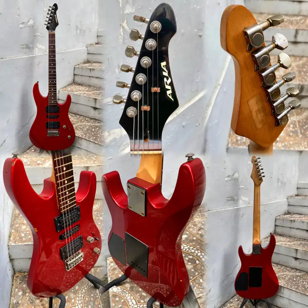 GITAR ARIA HSH CANDY APPLE RED ORIGINAL