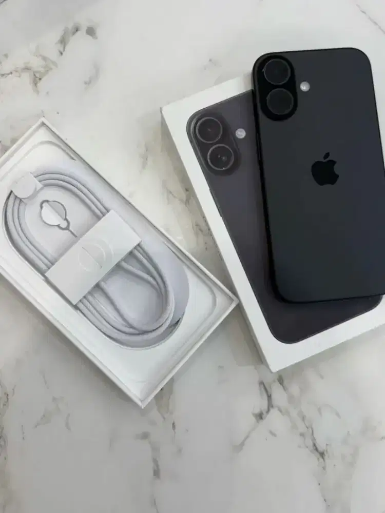 IPHONE 16 BLACK GARANSI RESMI APPLE