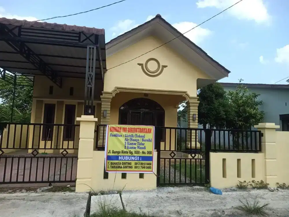 DISEWAKAN RUMAH TEMPAT TINGGAL