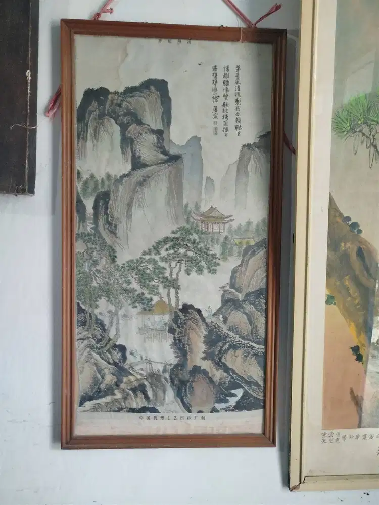 Gambar kain lukisan cina