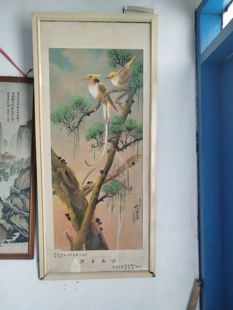 Lukisan burung salah satu khas lukisan cina