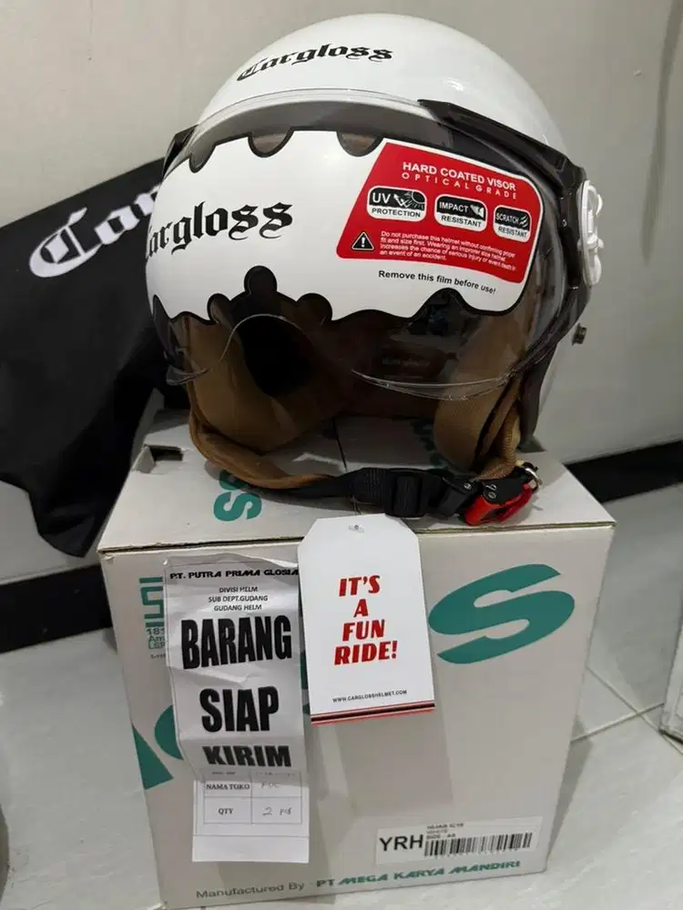 Helm cargloss yrh hijab retro all size