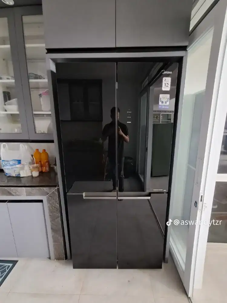 Cicilan kulkas side by side mewah cukup KTP