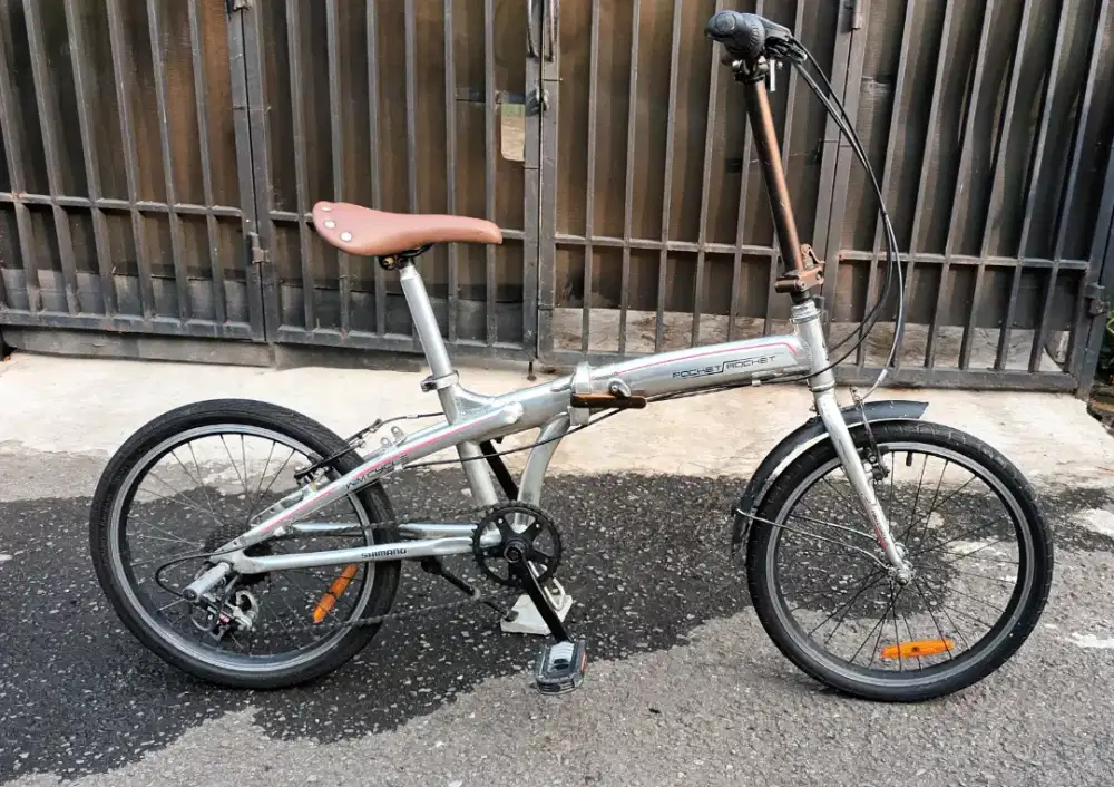 Sepeda lipat Wimcycle Pocket Rocket 20 alloy chrome