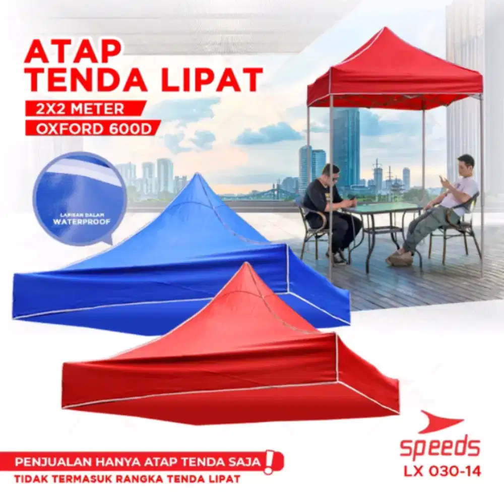 Atap tenda 2x2 meter