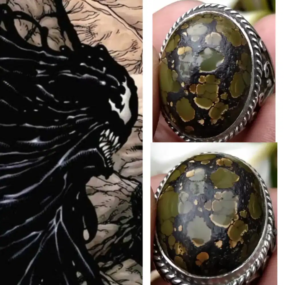 Pirus lawasan urat timbul ring perak