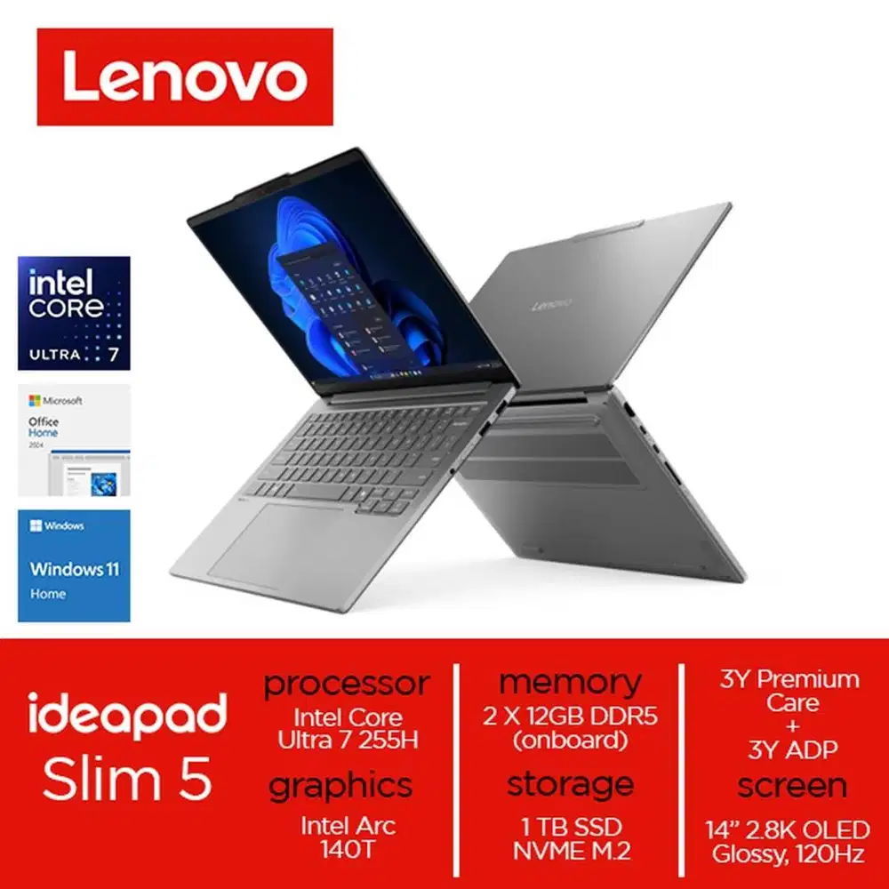 Lenovo IdeaPad Pro 5i 14IAH10 Core Ultra 7 255H 24GB 1TB SSD W11 OHS24