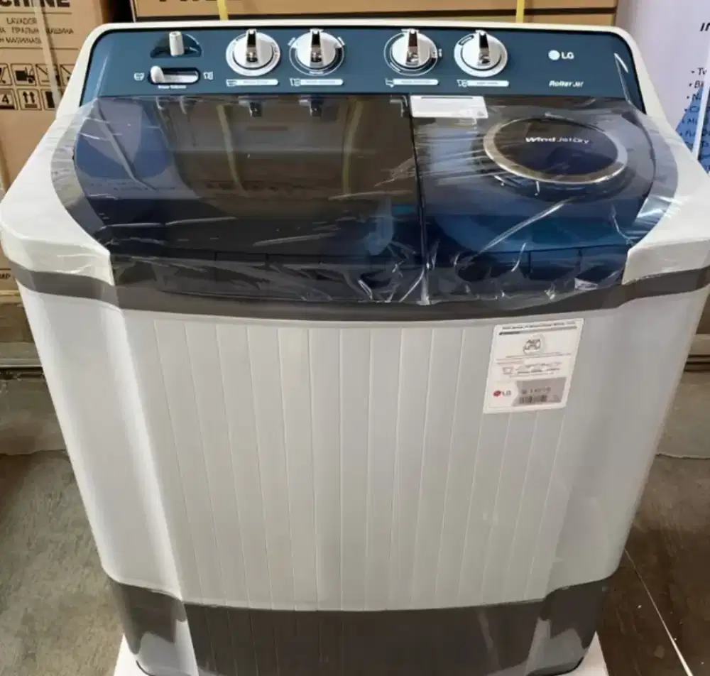 MESIN CUCI LG MURAH PROMO 9KG ROLLER JET GARANSI RESMI 1 TAHUN