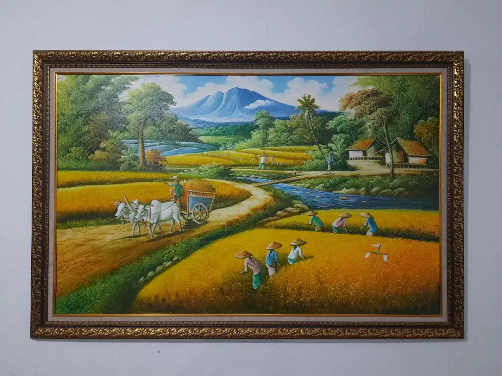 Lukisan Canvas Kanvas Cat Minyak