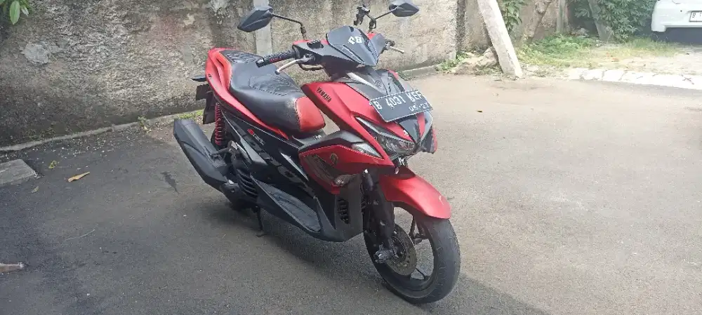 Jual Yamaha Aerox 155 2017 Merah, Kondisi Terawat!