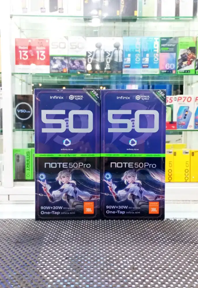 BARU..INFINIX NOTE 50 PRO RAM 8+8/256 SEGEL/GARANSI RESMI