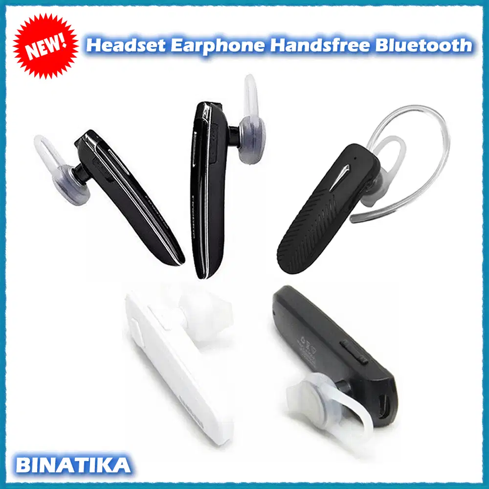 New Handsfree / Earphone / Headset Bluetooth - For All Type Phone
