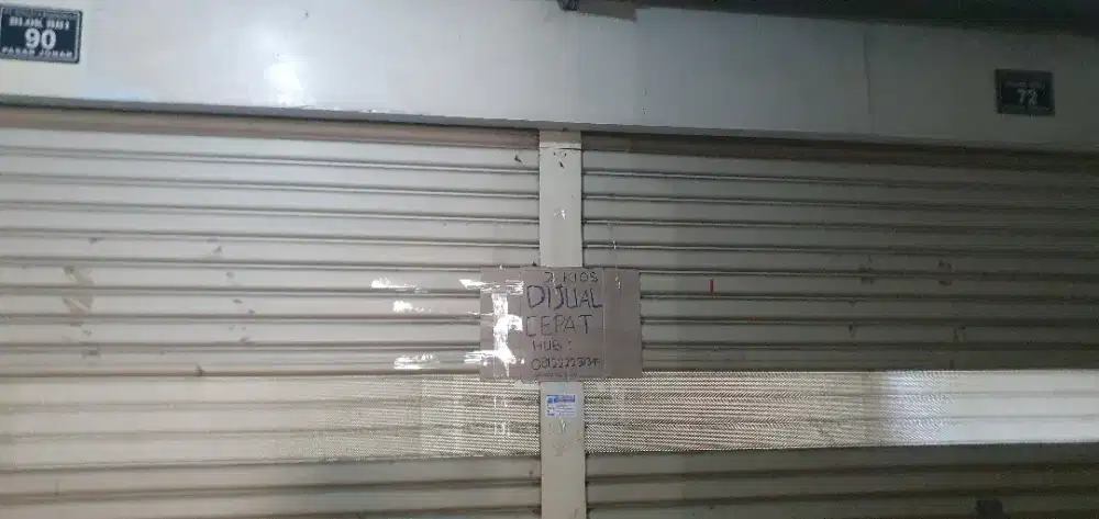 DIJUAL CEPAT KIOS 2 LOT DI PASAR JOHAR KARAWANG