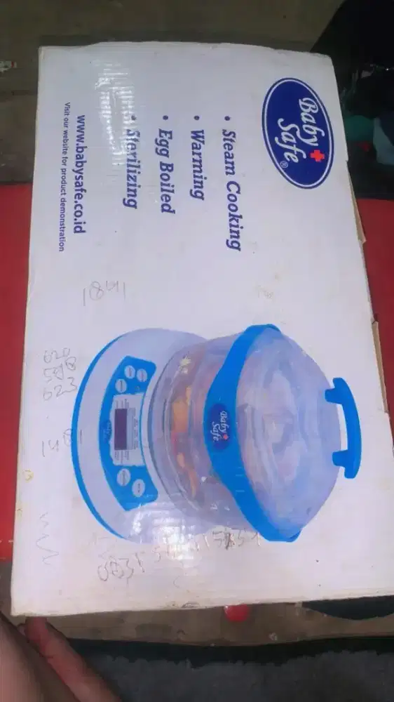 Baby safe steamer mpasi