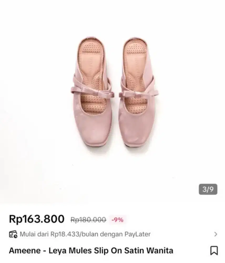 Ameene slip on cewek