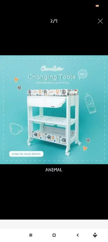 Changing table cocolatte