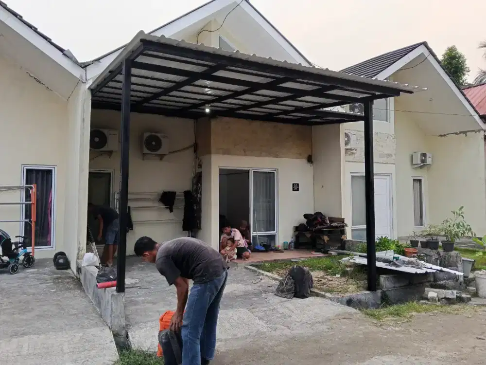 Kanopi baja ringan atap alderon single