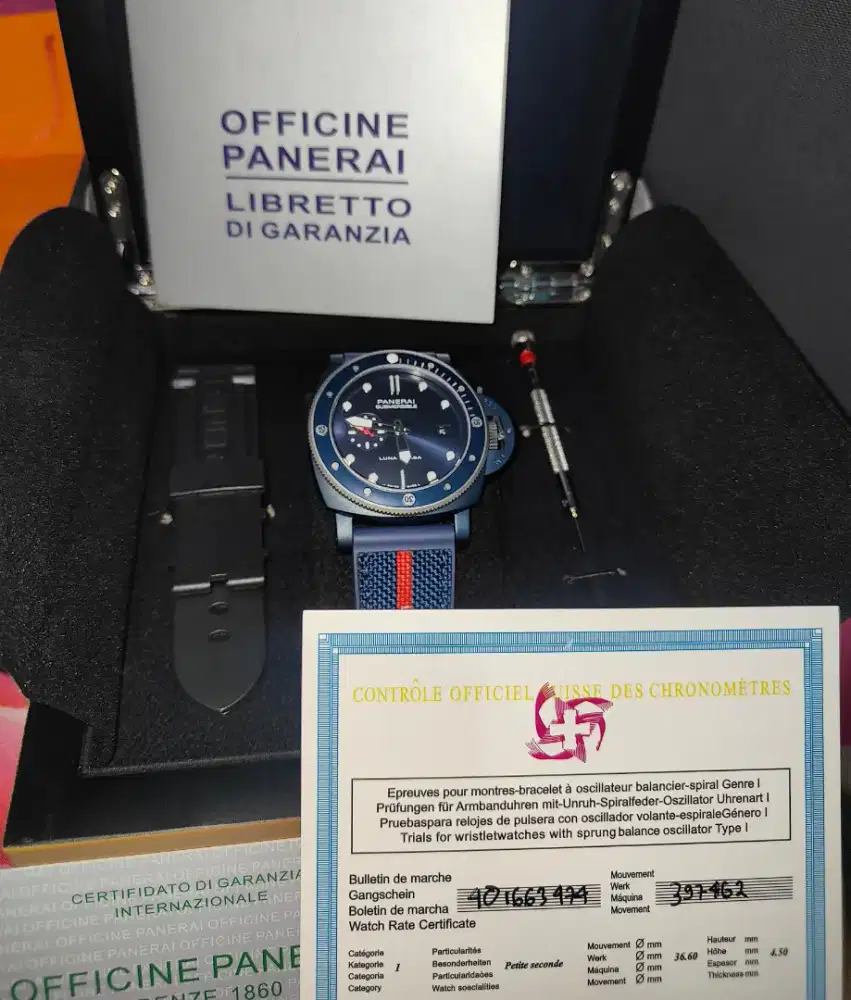 NEW  PANERAI LUNA ROSSA LIMITED EDITION