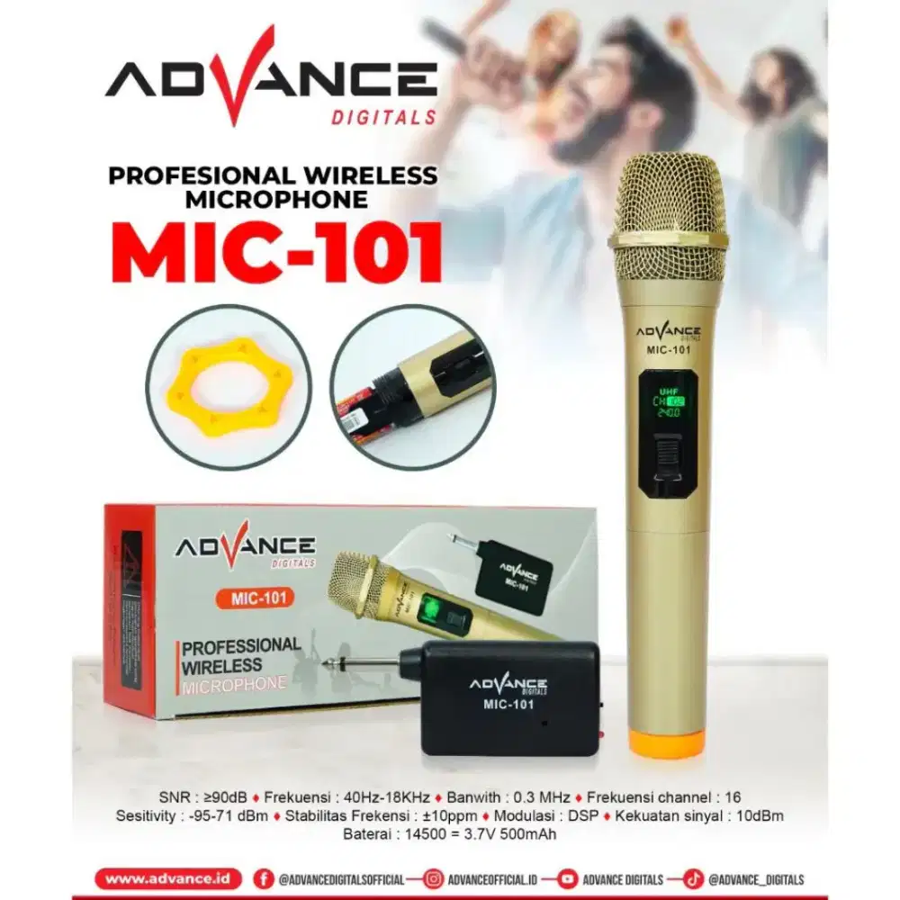 Baru mic wireless advance