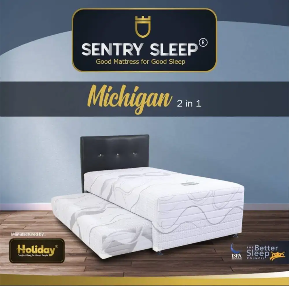 Sentry Sleep Springbed Sorong/2in1 Dolphin Kasur Springbed Anak