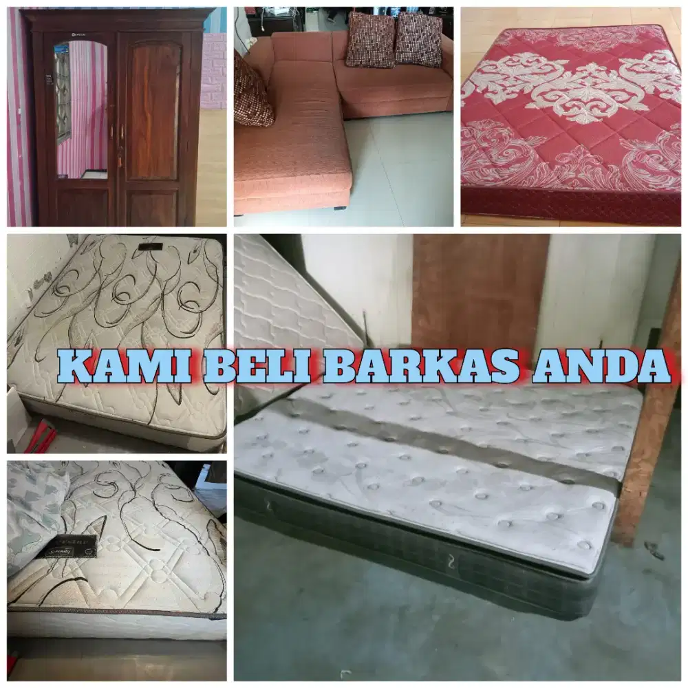 Kami tampung lagi membeli Springbed bekas dan Mebel bekas anda