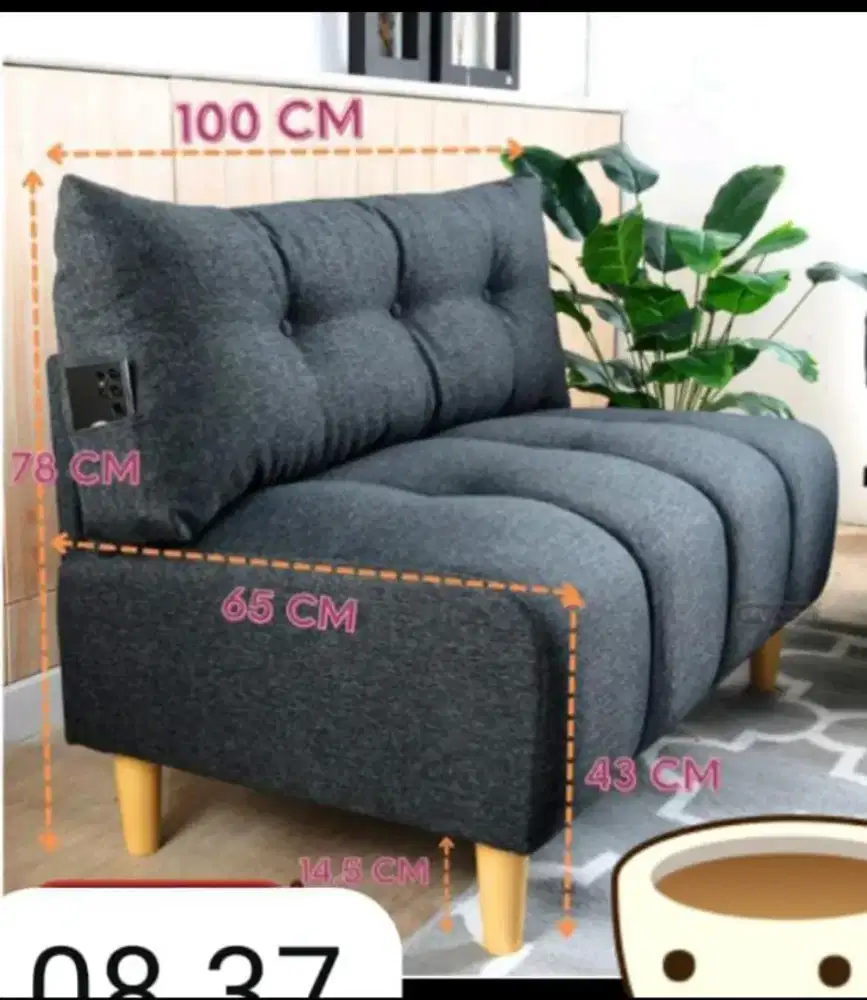 Sofa 2-1 seater model gemoy
