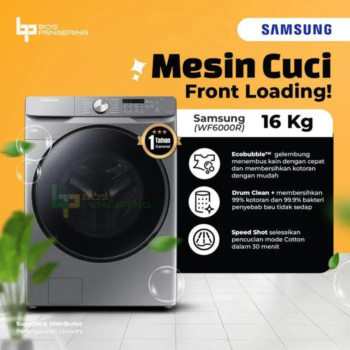 Mesin Cuci Samsung 16Kg WF16T6000GP