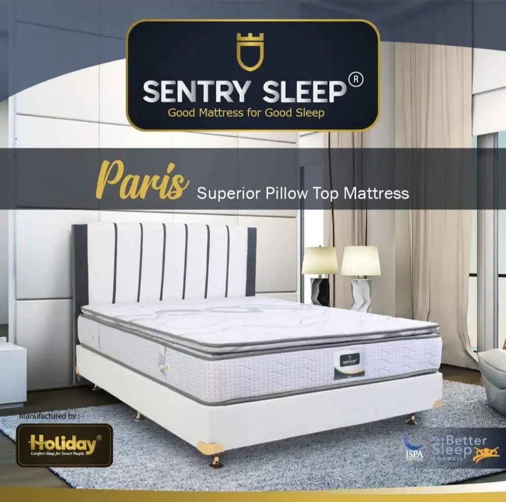 Springbed Paris Sentry Sleep Orthopedic Foam