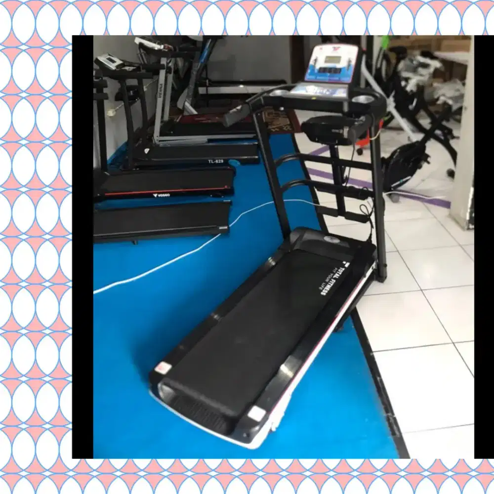 Treadmill elektrik TL-607 alat olahraga DVG-496