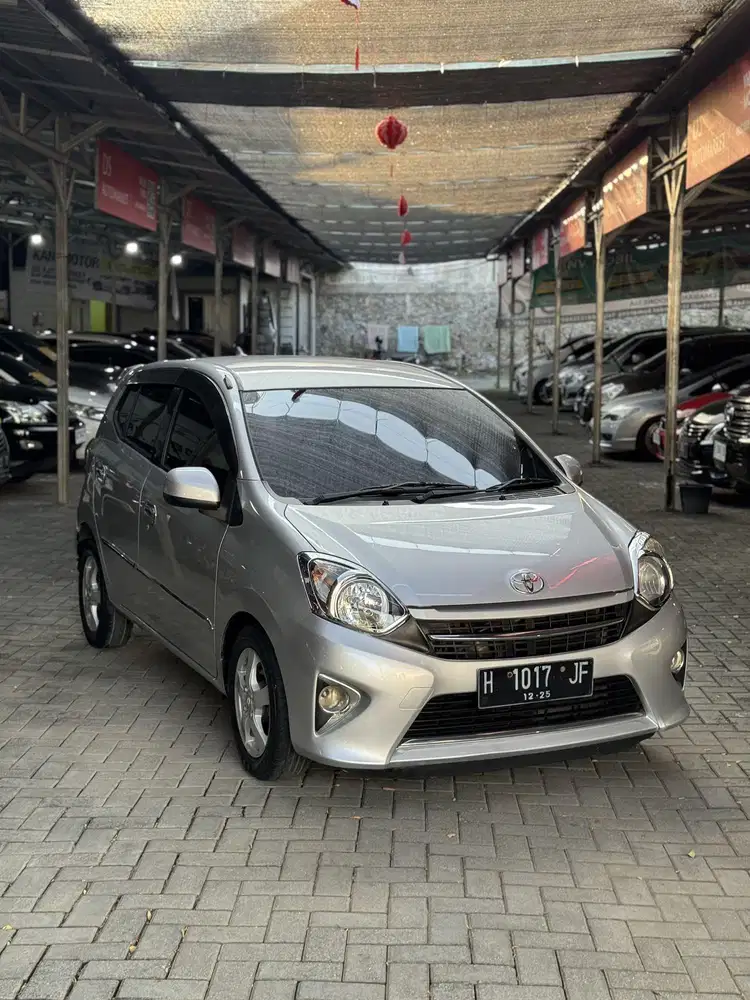 Agya G Matic 2015 Tgn Pertama Silver Metalik